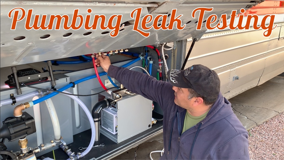 Plumbing Leak Testing (with SeeLevel II Tank Monitor Setup)