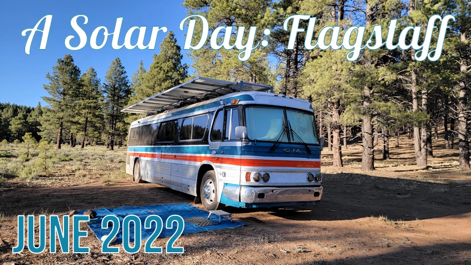 A Solar Day: Flagstaff, Arizona - June 2022