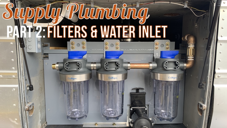 Water Supply Components - Part 2: Water Filters and City Water Inlet